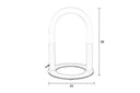Torstein table lamp – made of iron in Beige