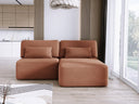 Designer-Ecksofa Tilia Cord mat Schloffunktioun a Stauraum