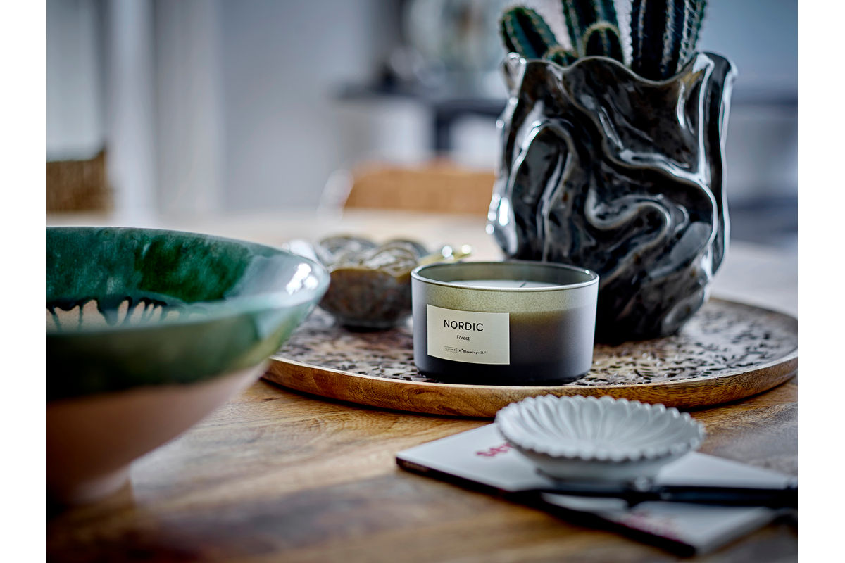 Bowl Roxy – Stoneware with reactive glaze in Green