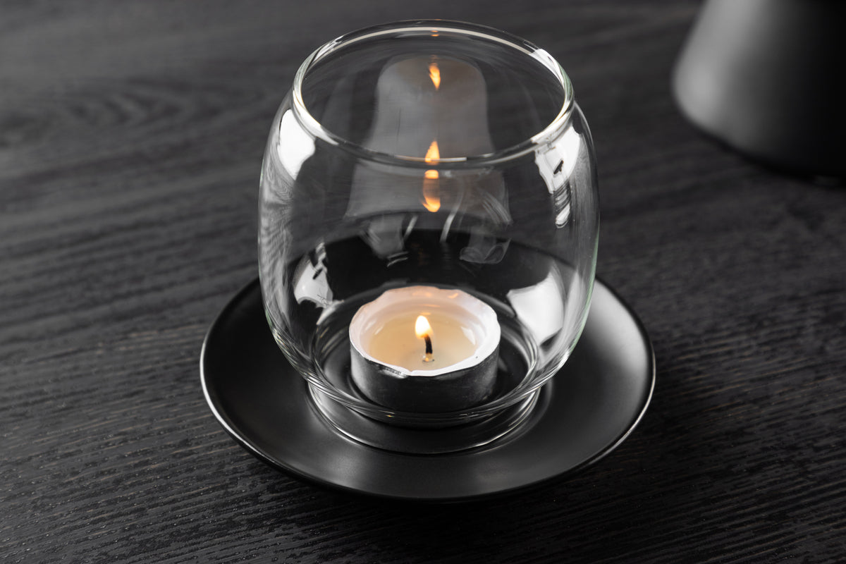 Lantern Nordlicht - Lantern made of glass and stoneware