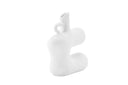 Vase Calvera 19 cm – Skulpturales Designobjekt in Weiß oder Schwarz