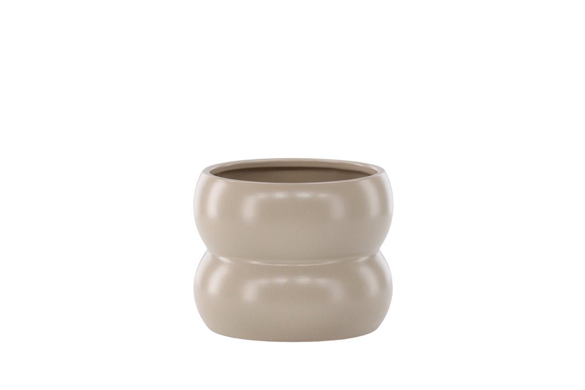 Flowerpot Orin - in a subtle design made of ceramic