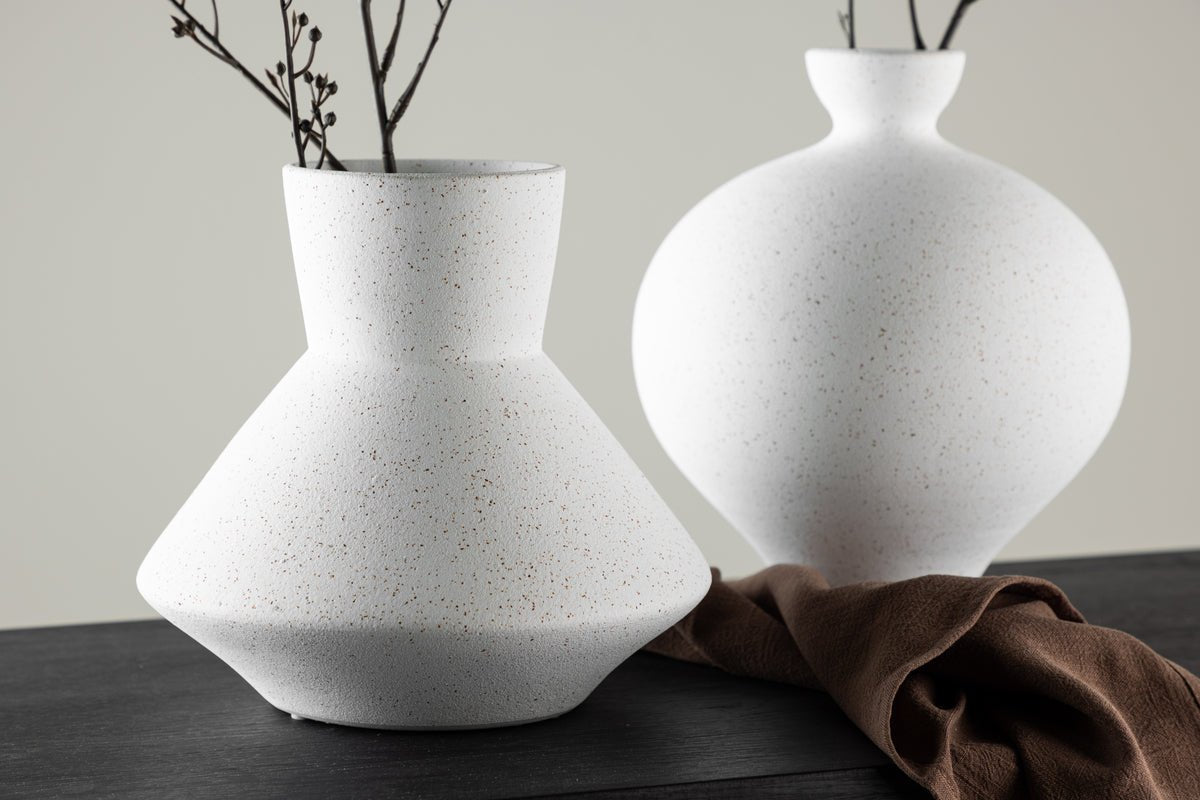 Vase Lunaris Ø22 cm – pièce design en céramique