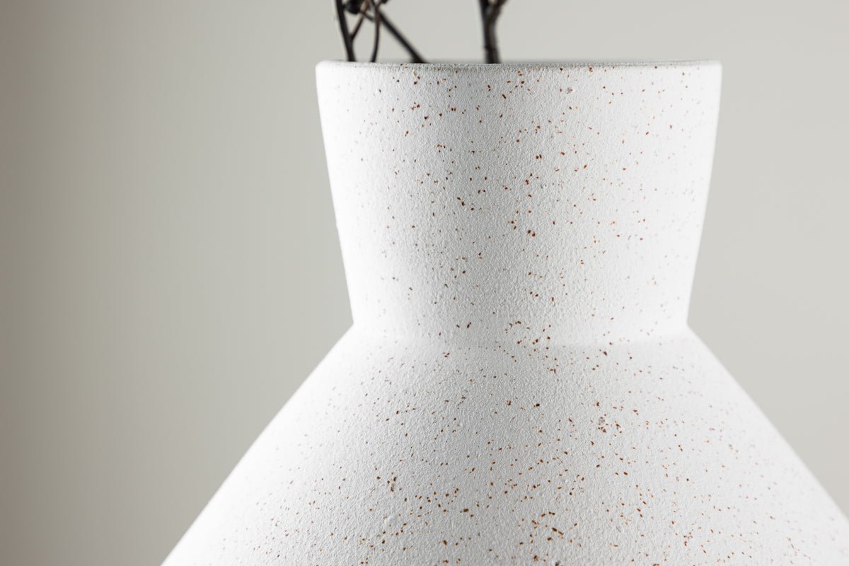 Vase Lunaris Ø22 cm – pièce design en céramique