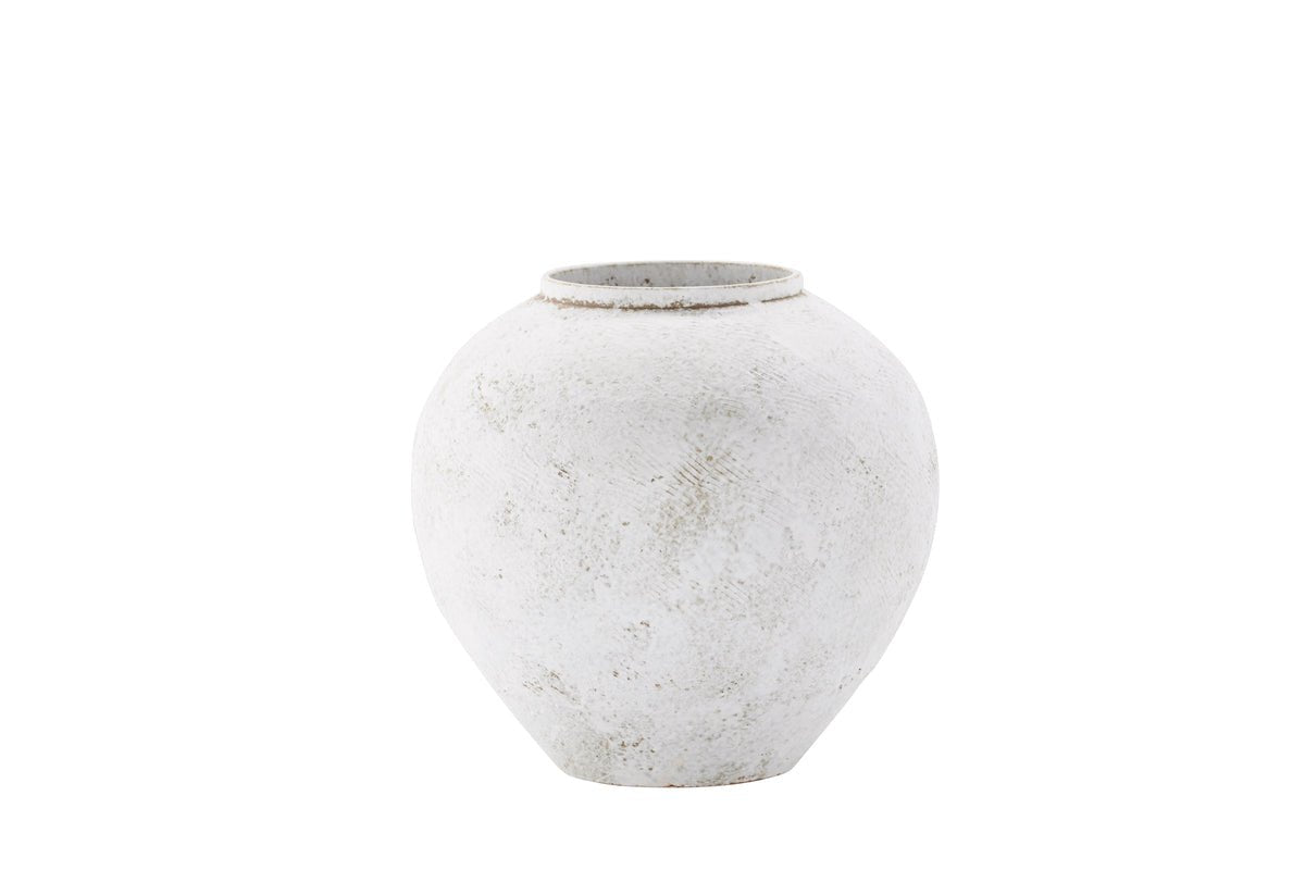 Vase „Sferra“ Ø 25 cm – Béis mat Struktur