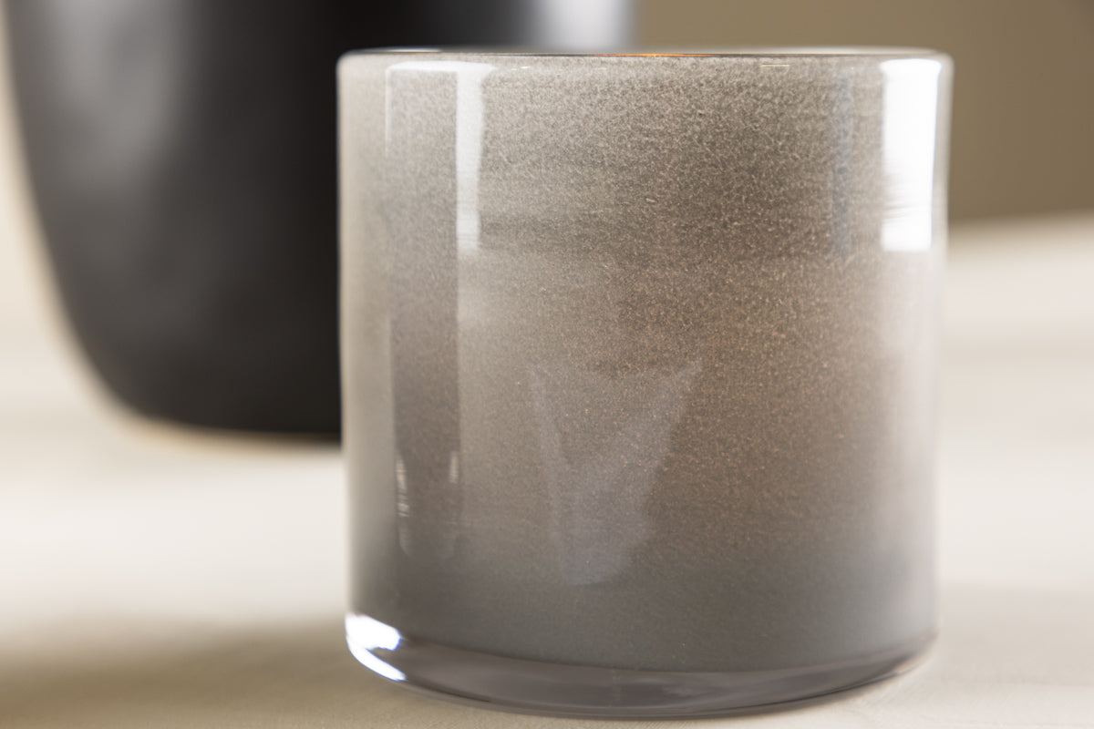 Laterne Polar - Laterne aus Glas a verschiddene Faarwen