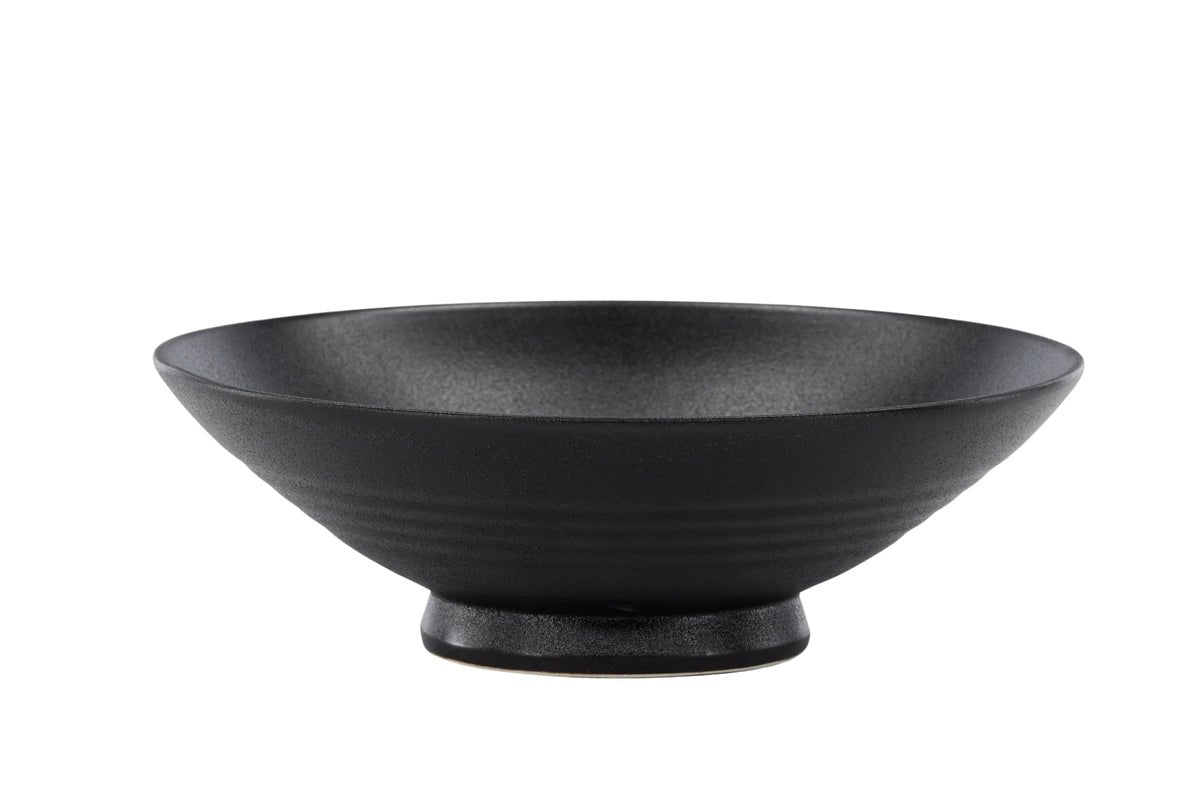 Bowls Black Swan - 2-piece set made of black porcelain