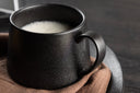 Tasses à café Black Swan - lot de 2 en porcelaine noire