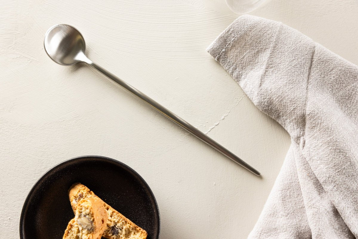 Set de cuillères Emil - en acier inoxydable couleur argentée