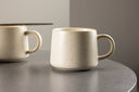 Coffee cup Liva - set of 2 in Beige made of ceramic, in two sizes