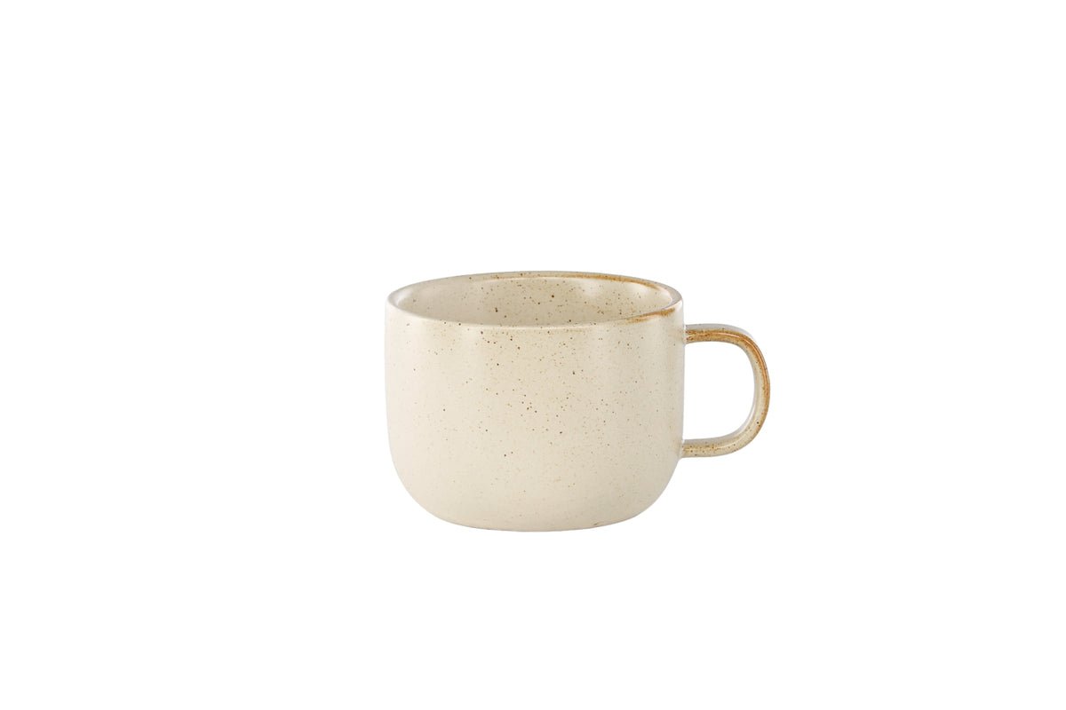 Tasse à café Liva - lot de 2 en Beige en céramique, en deux tailles