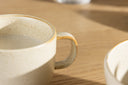 Coffee cup Liva - set of 2 in Beige made of ceramic, in two sizes