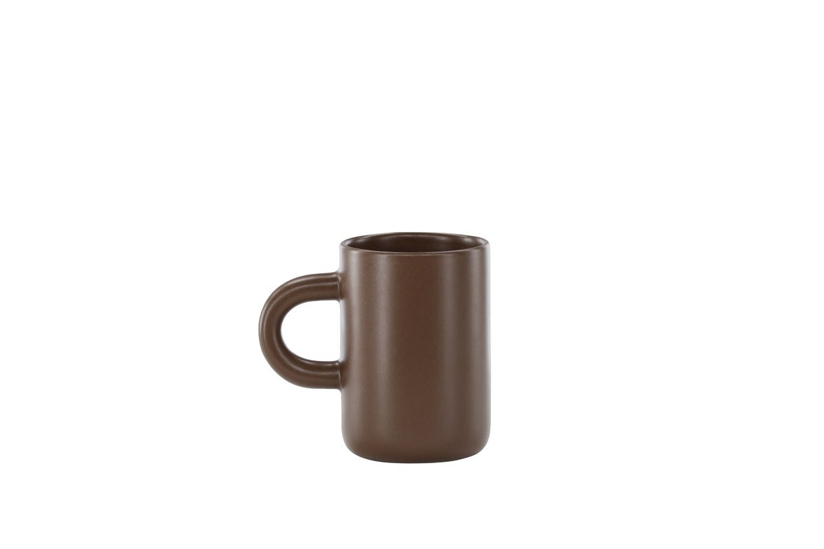 Tasse Maro – élégant lot de 2 en Marron foncé & Beige