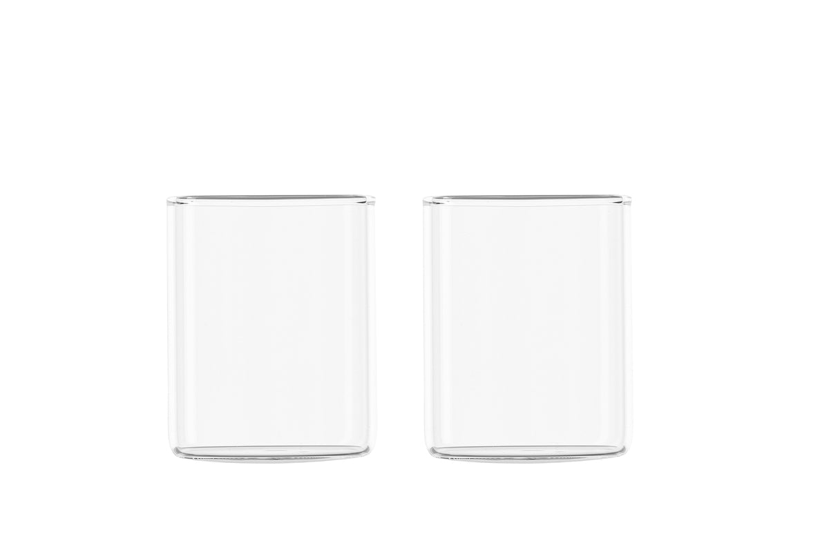 Verres à boire France - lot de 2 – verre clair, compatible lave-vaisselle