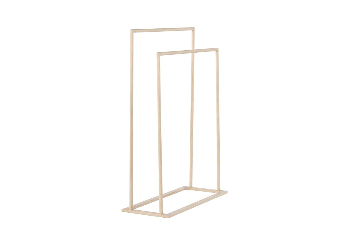 Garderobe Selaro – support métallique en look whitewash