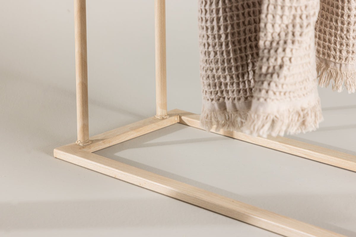 Garderobe Selaro – support métallique en look whitewash