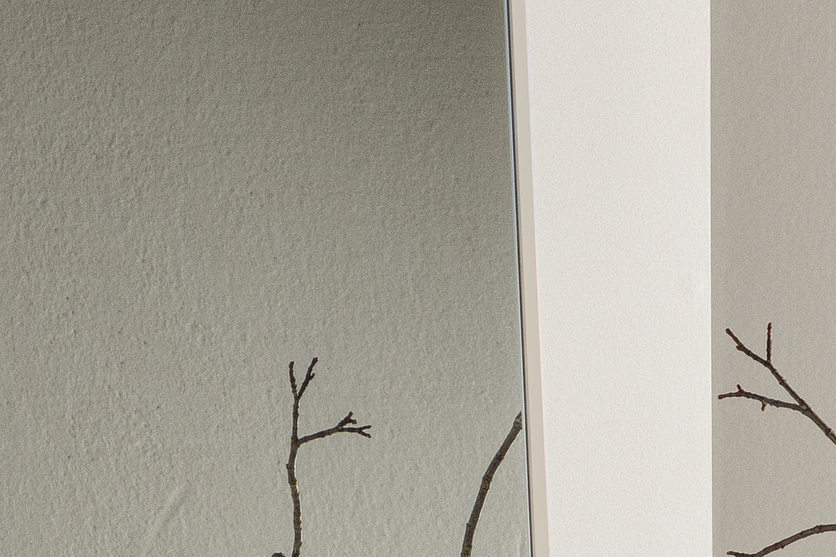 Mirror Morini – with aluminum frame in Beige or silver