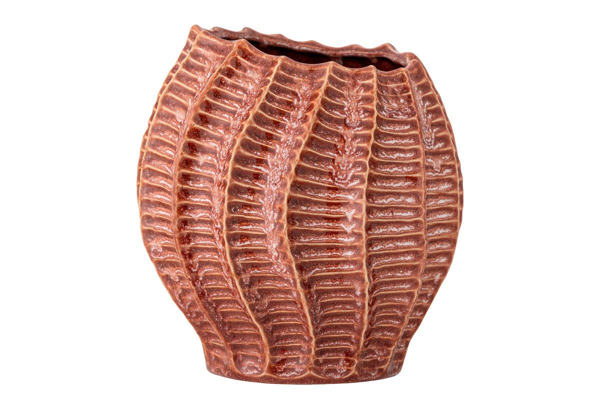 Vase "Cori" – Ceramic Vase with Grooves