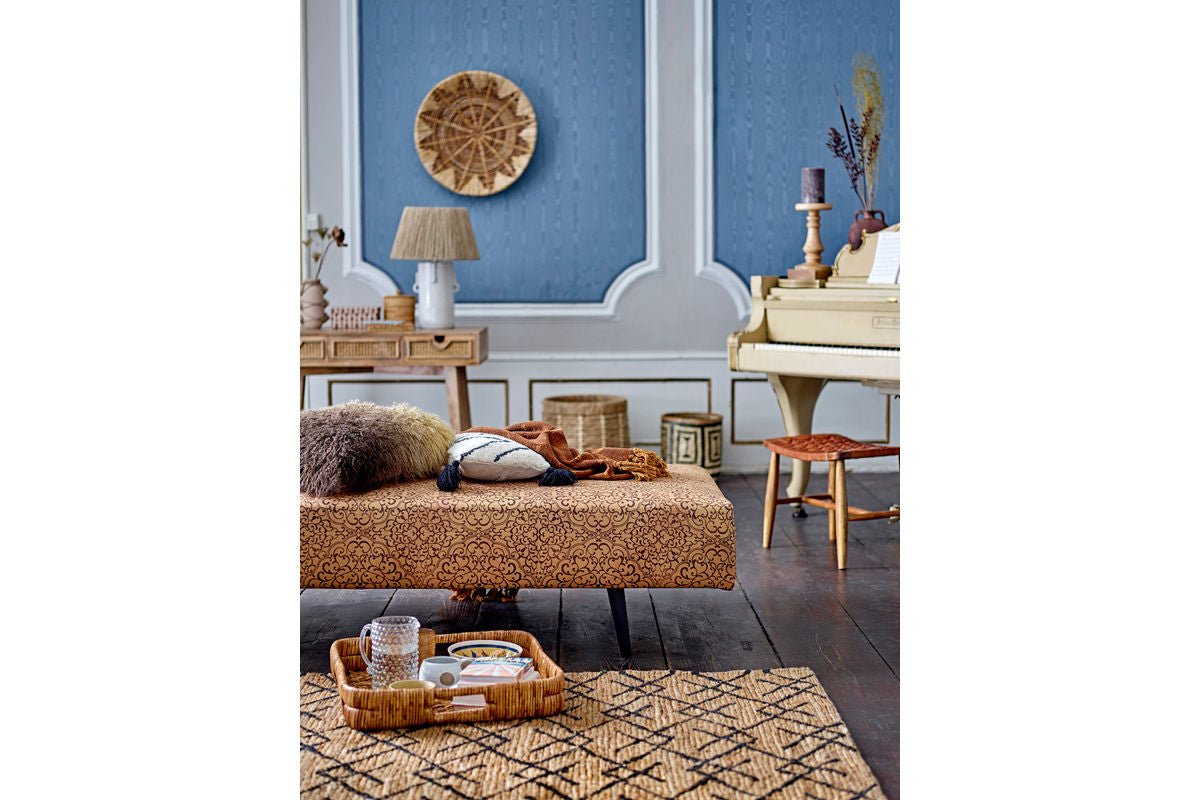 Überwurfdecke  Soli – Braun, aus recycelter Baumwolle