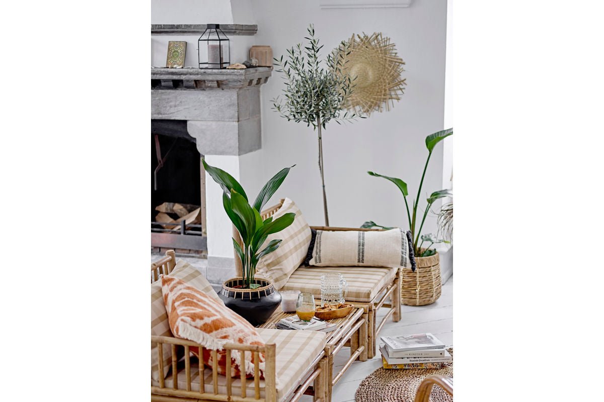 Blummepott Dalie - aus Terrakotta an der Faarf Schwaarz