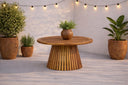 Garden Table Hewa - Round Side Table Made of Acacia Wood