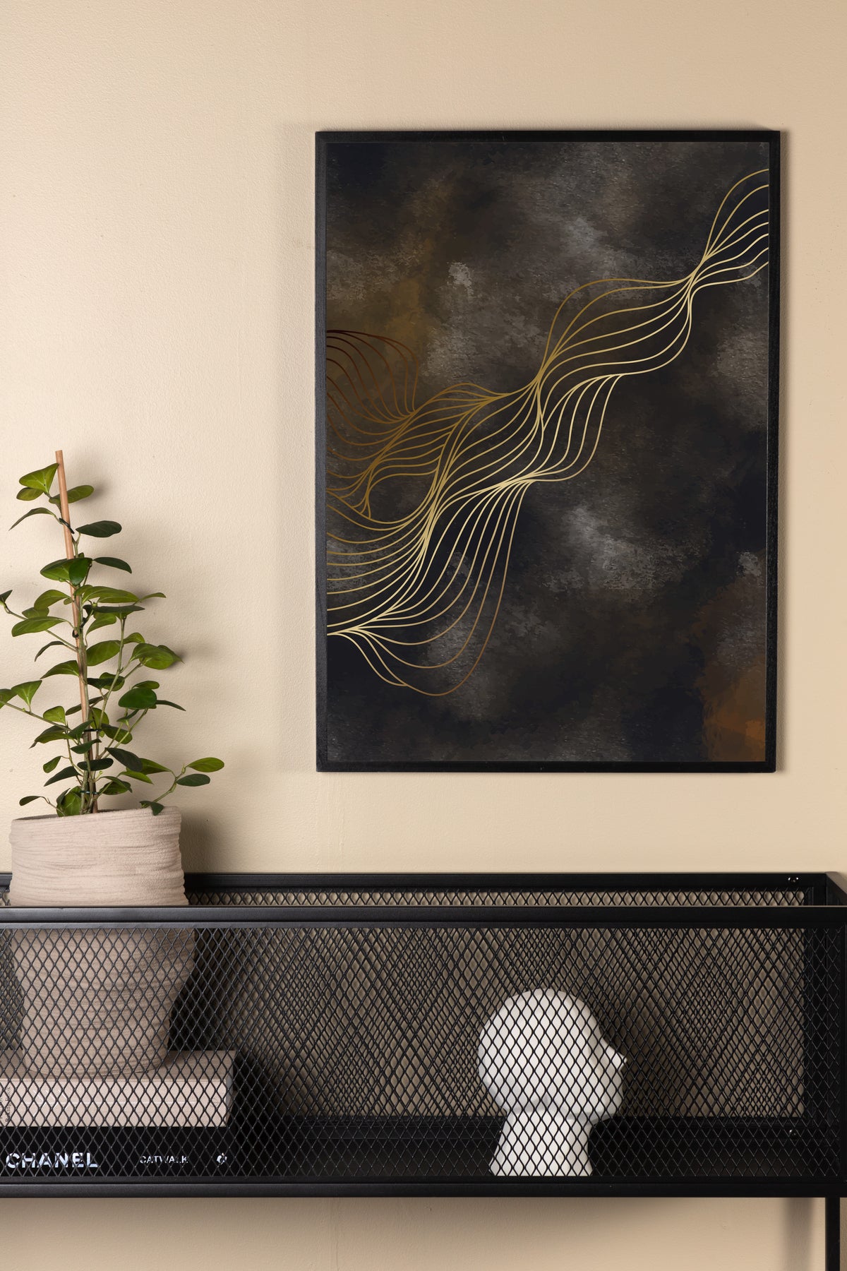 Poster Golden Dust made of high-quality paper