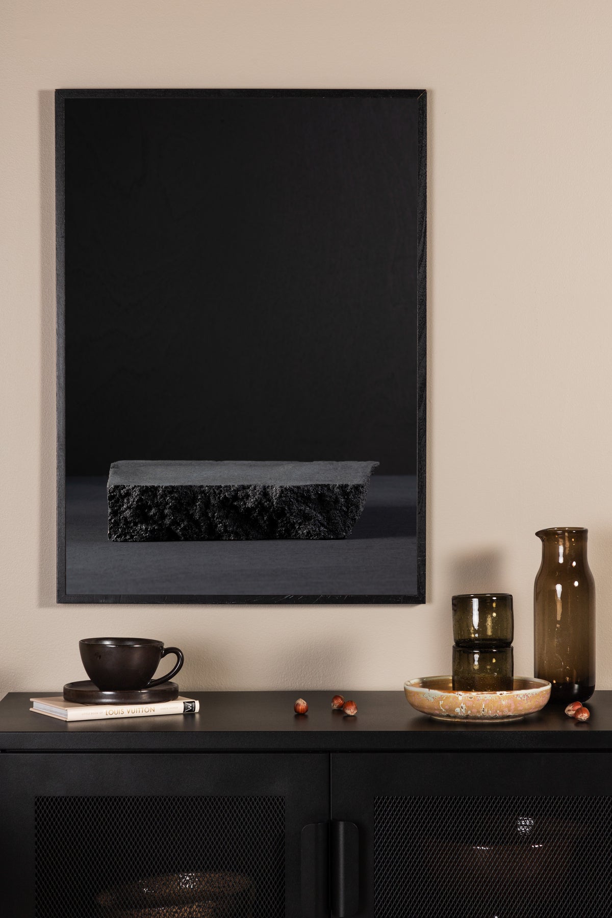 Poster Noir aus héichwäertegem Pabeier