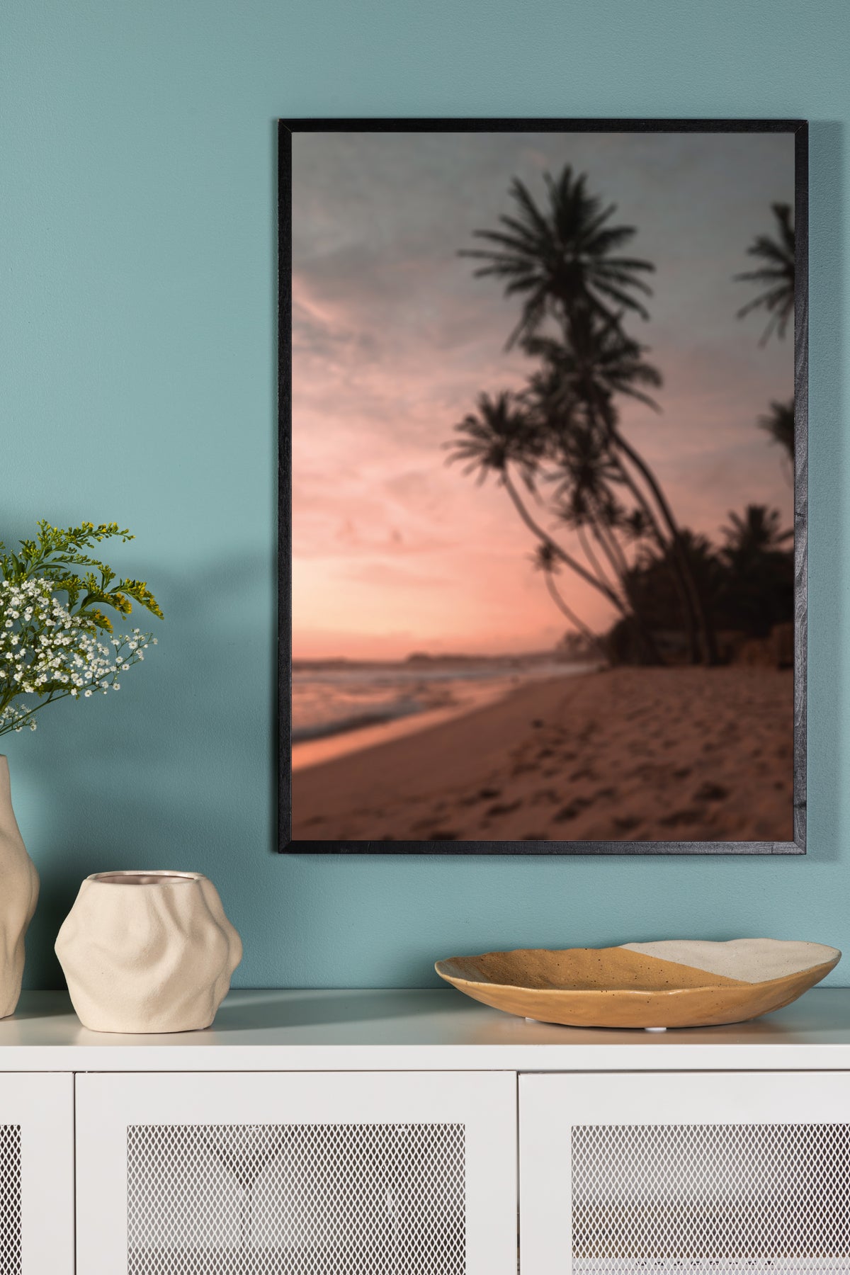 Poster Beach made of high-quality paper