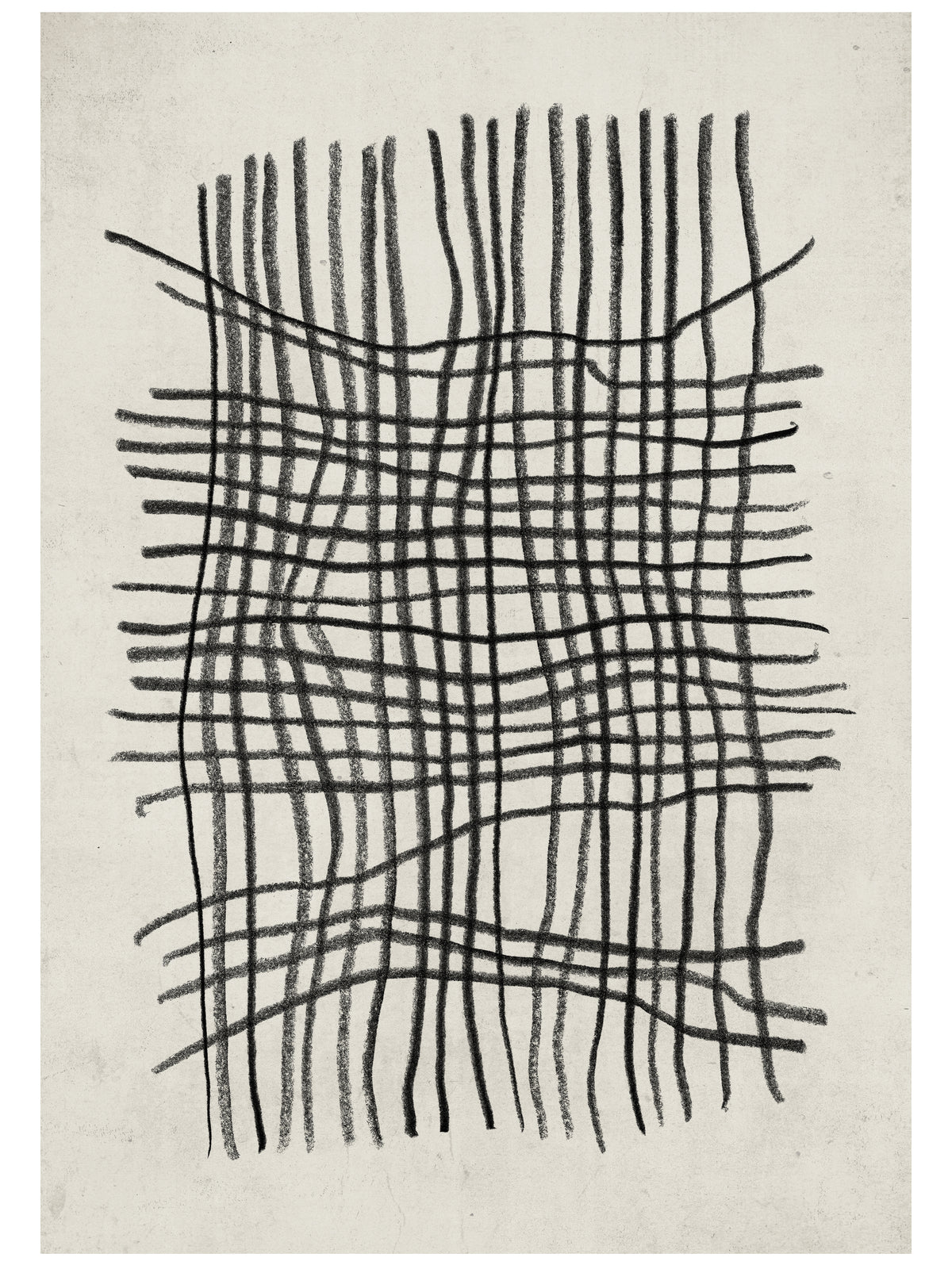 Poster Contours en papier de haute qualité