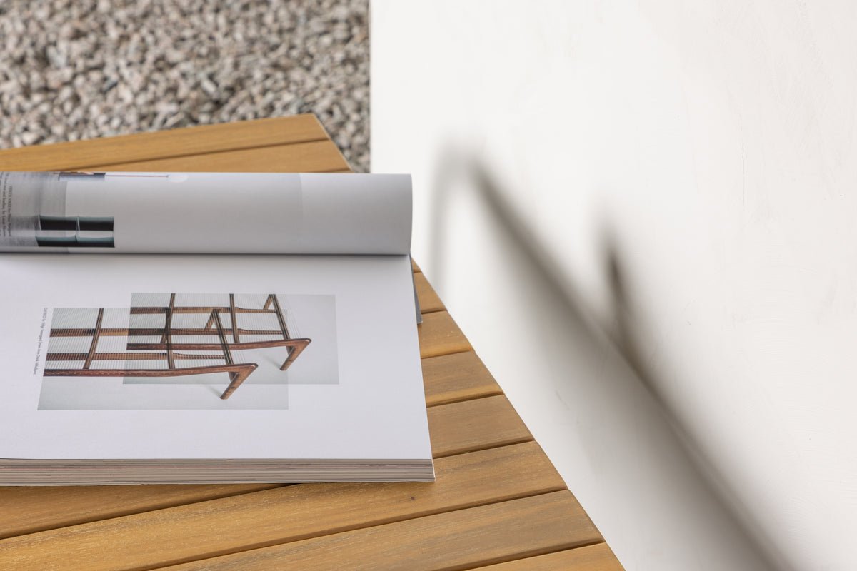 Garden bench Benko - with ribbed seating surface made of acacia wood