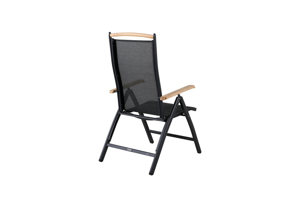 2-piece set - garden chair Clara made of Textilene in Black