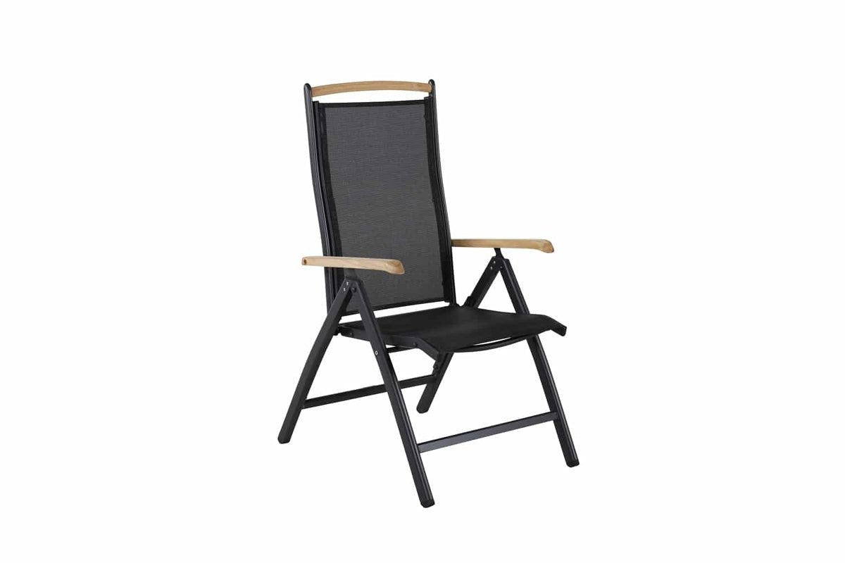 2-piece set - garden chair Clara made of Textilene in Black