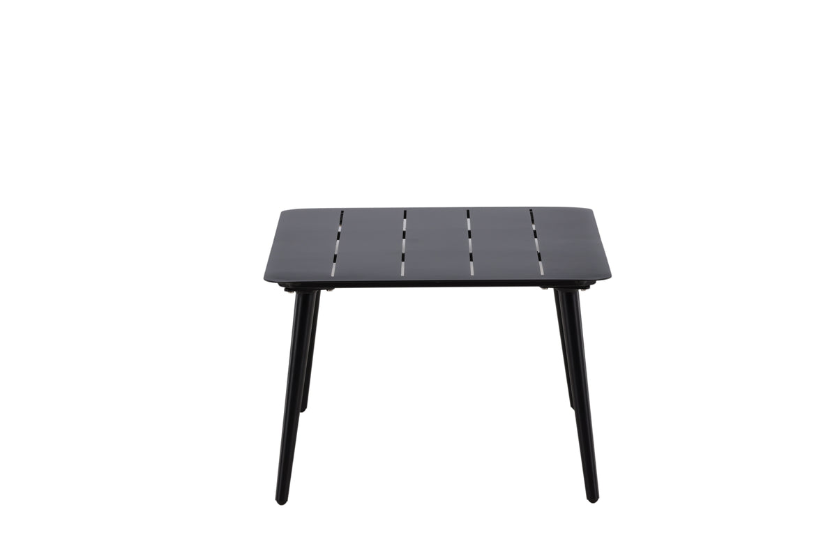 Table basse de jardin Rhodos - en aluminium noir