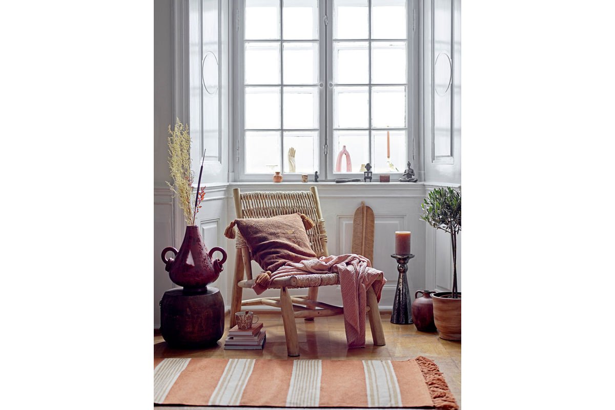 Decorative Flower Pot Serino – Rustic Terracotta Design in Brown