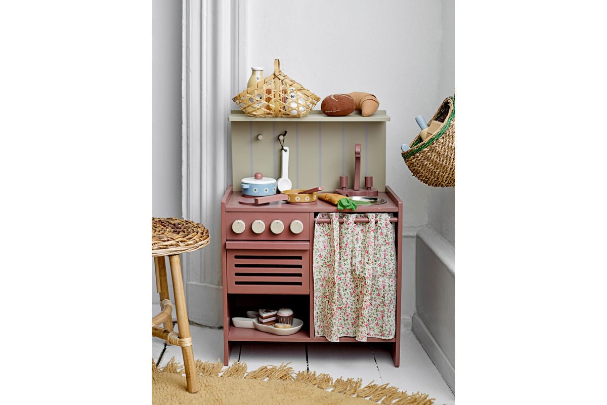 Spillschéier Levin – Mini-Ofen aus Holz fir Kanner