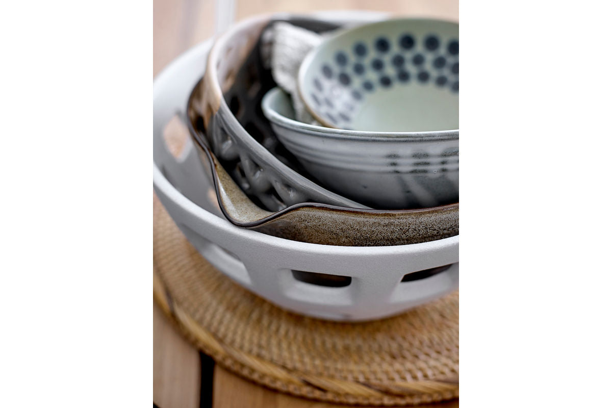 Deko-Schossel Ana – skulpturalt Steingut a Gro