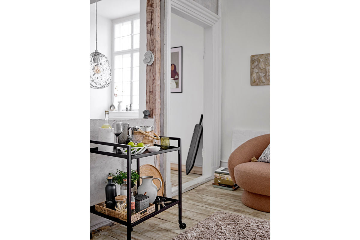 Bol Liora - Grès blanc avec motif feuille