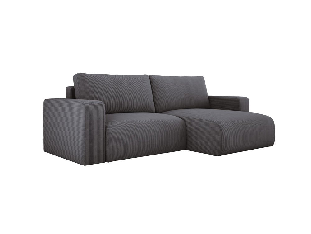 Designer Sofa Carl Cord mat Schlof- a Klapfunktioun
