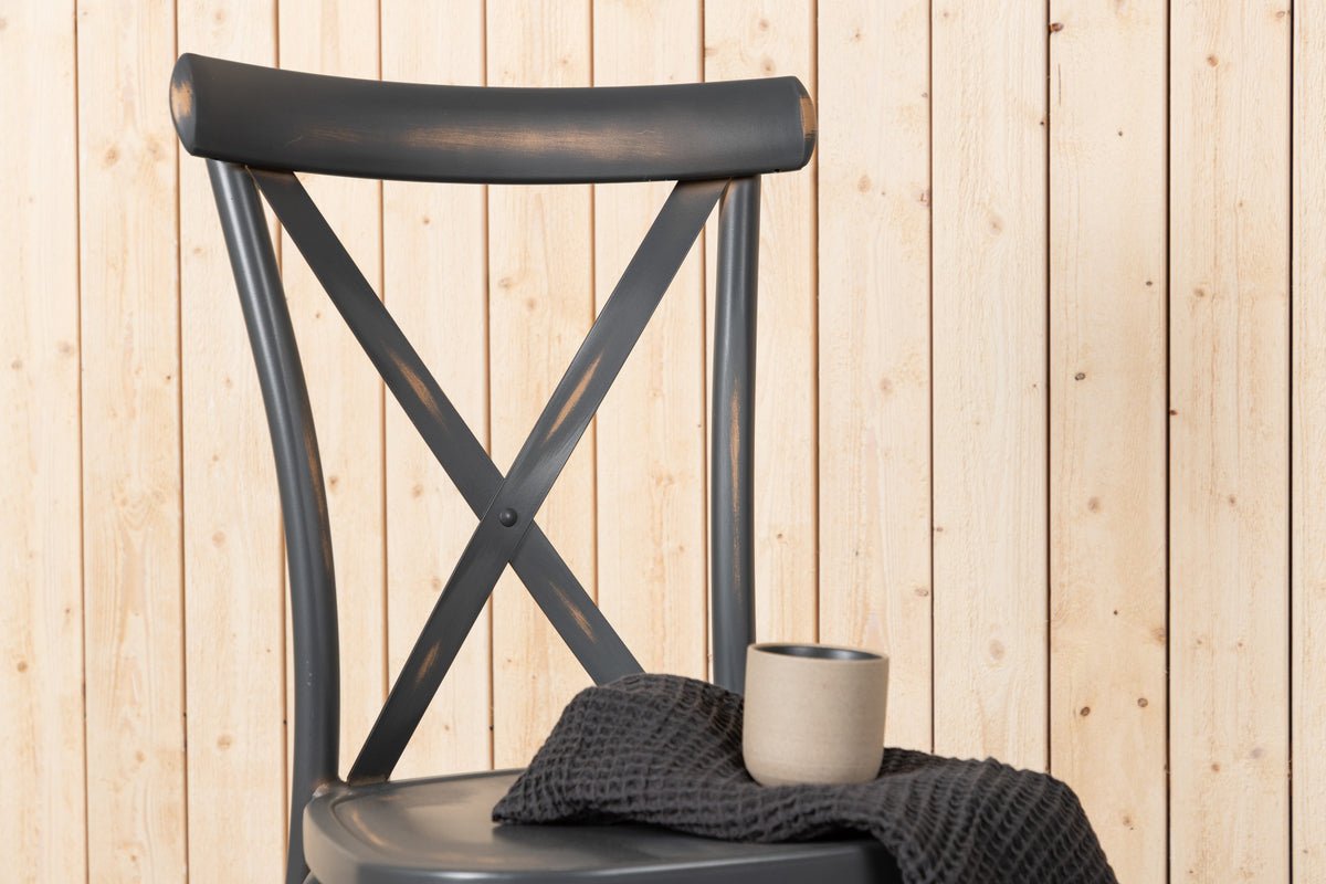 Lot de 2 - Chaise de jardin Ellen en aluminium