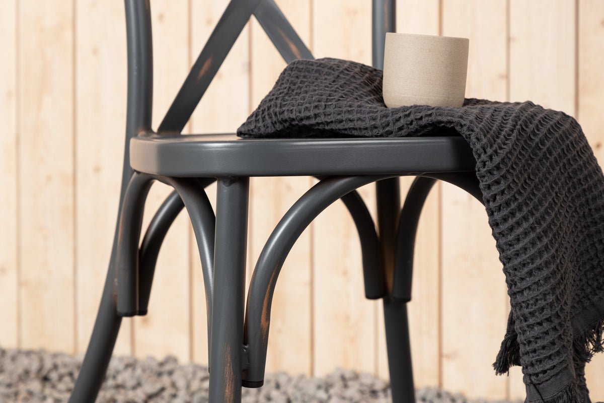 Lot de 2 - Chaise de jardin Ellen en aluminium