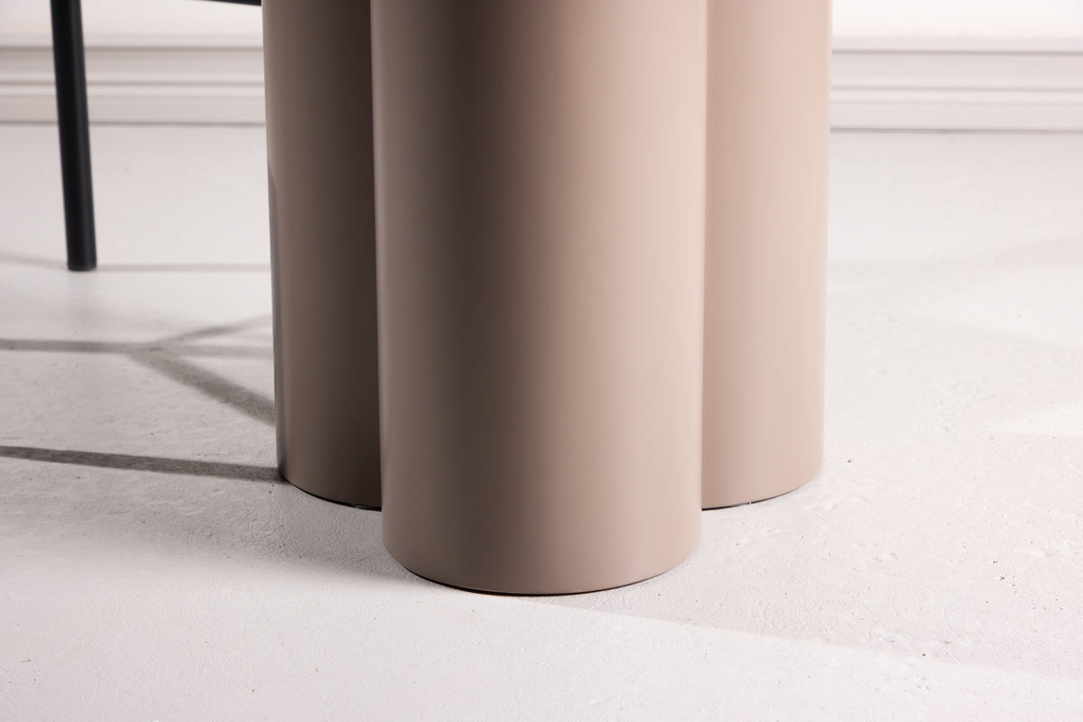 Dining table Cavallo – Round table Ø110 cm in Dark Brown