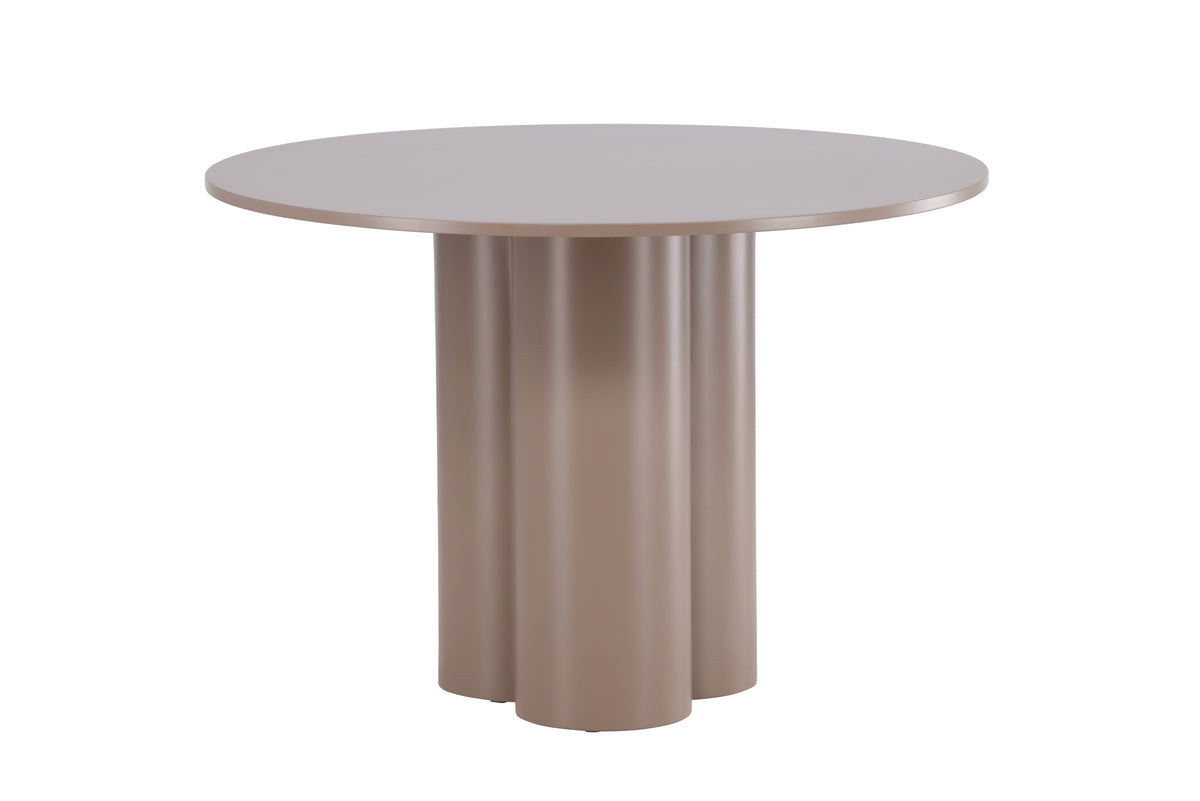 Dining table Cavallo – Round table Ø110 cm in Dark Brown