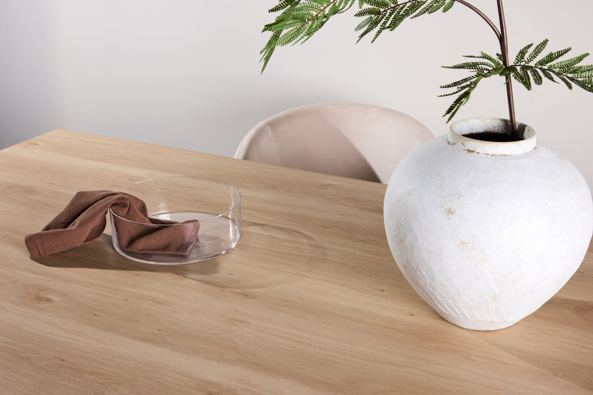 Dining table Belluno – Rectangular table 210 × 100 cm in Whitewash