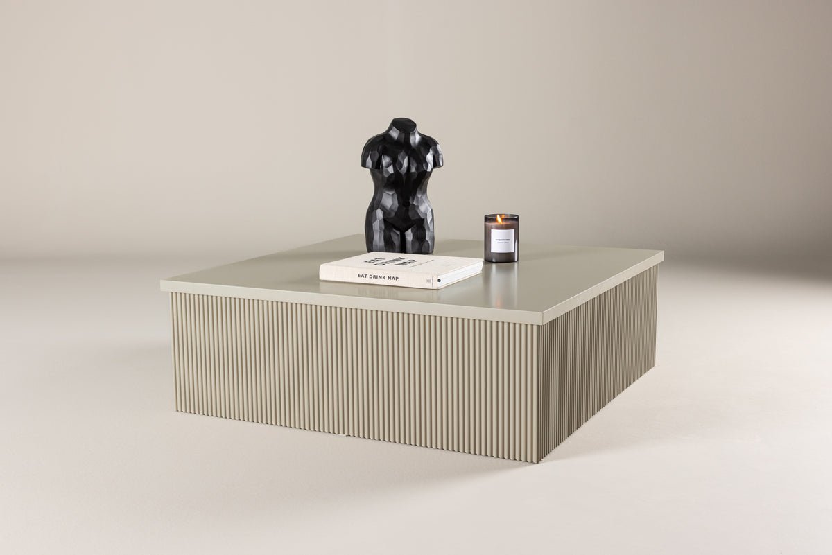 Table basse Aventus - en Beige ou Noir