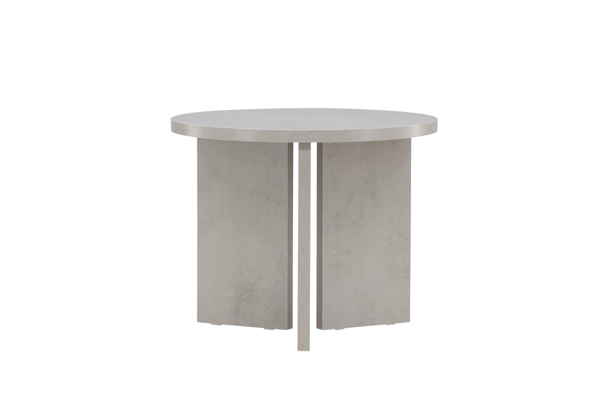 Coffee table Heroli - stylish round table with asymmetrical base