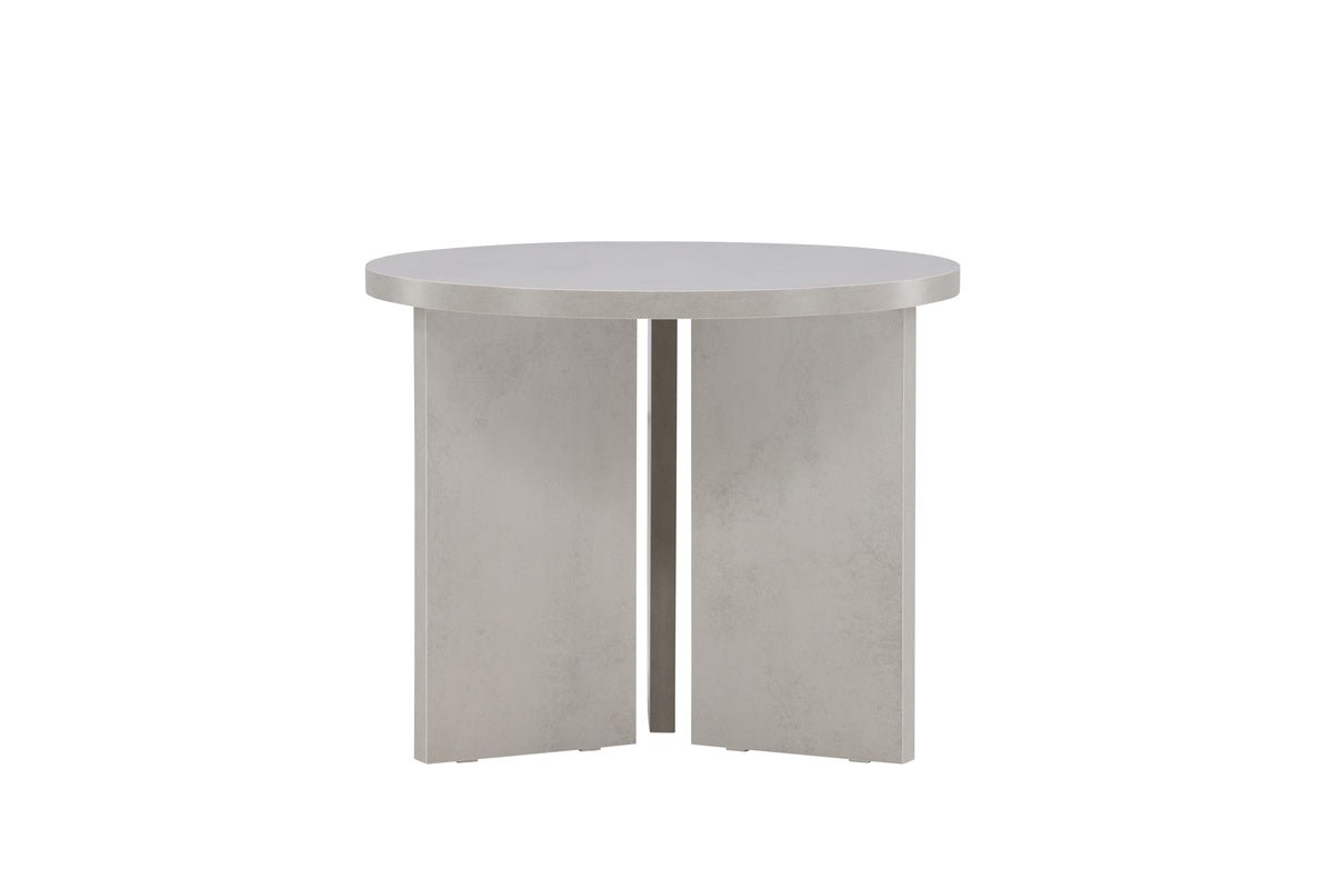 Coffee table Heroli - stylish round table with asymmetrical base