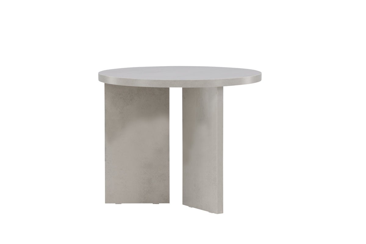 Coffee table Heroli - stylish round table with asymmetrical base