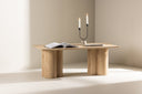 Table basse Aerona - aspect bois