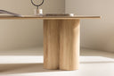Table basse Aerona - aspect bois