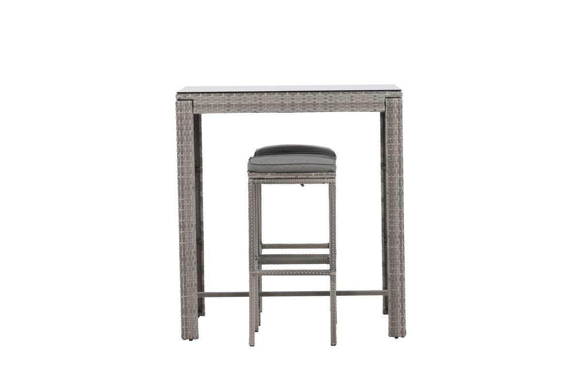 Chaise de jardin Henry - en rotin gris